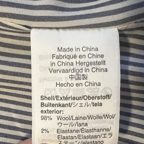 J.Crew Women Wool Blazer Blue Size 10 Winter Preppy Academia Professional - Picture 7 of 13